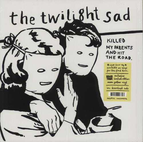 The Twilight Sad Killed My Parents And Hit The Road - Yellow vinyl LP album (LP record) UK TYWLPKI757465