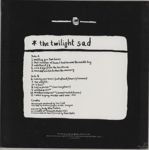 The Twilight Sad Killed My Parents And Hit The Road - Yellow vinyl LP album (LP record) UK TYWLPKI757465
