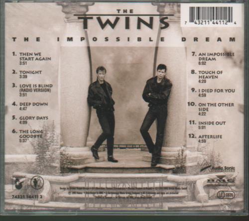 The Twins The Impossible Dream CD album (CDLP) German TWNCDTH51740