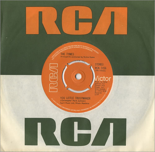 The Tymes You Little Trustmaker 7" vinyl single (7 inch record / 45) UK TY107YO493299