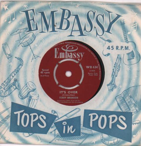 The Typhoons It's Over 7" vinyl single (7 inch record / 45) UK W4W07IT677064