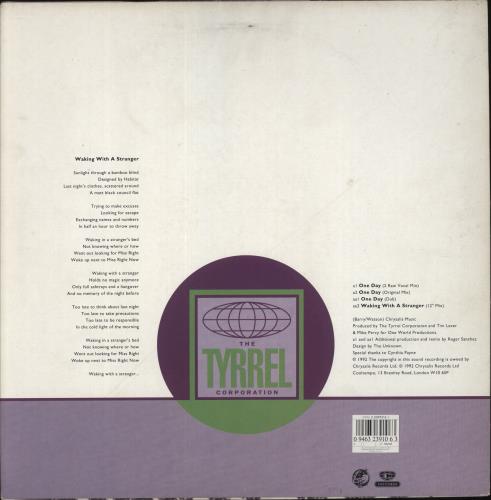 The Tyrrel Corporation Walking With A Stranger 12" vinyl single (12 inch record / Maxi-single) UK TY-12WA853464