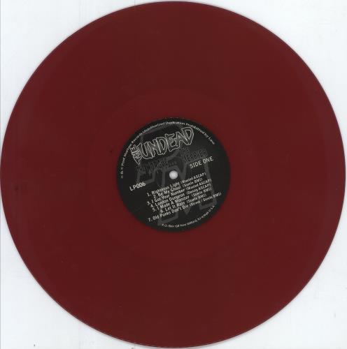 The Undead The Morgue...The Merrier - Purple - Autographed vinyl LP album (LP record) US 31LLPTH783271