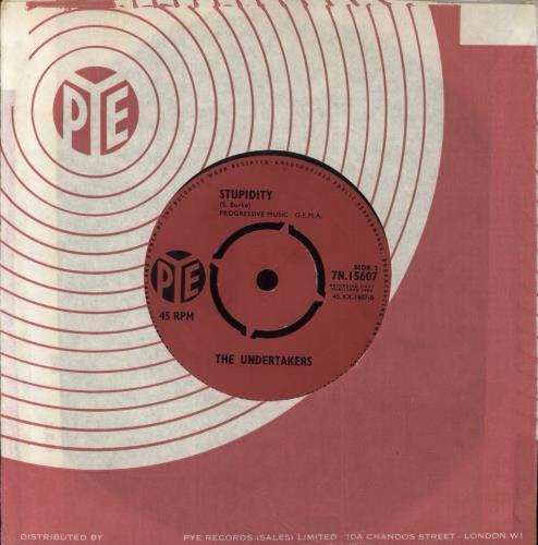 The Undertakers Just A Little Bit 7" vinyl single (7 inch record / 45) UK U-T07JU555935