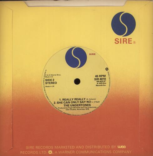 The Undertones Get Over You 7" vinyl single (7 inch record / 45) UK UDT07GE610509