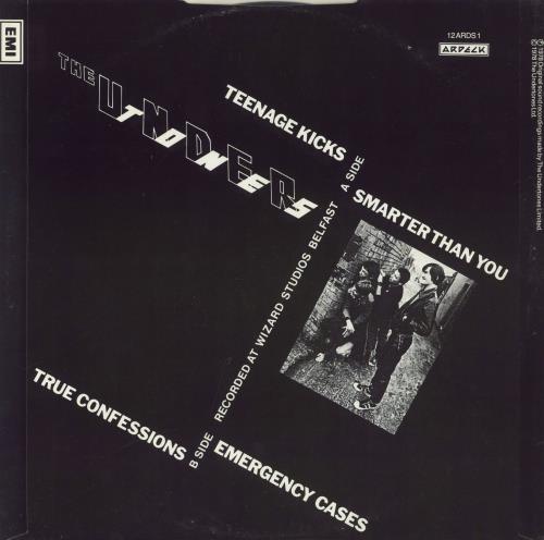 The Undertones Teenage Kicks - VG 12" vinyl single (12 inch record / Maxi-single) UK UDT12TE830097