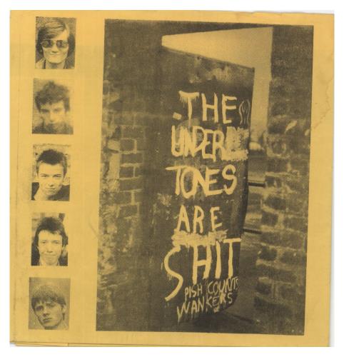 The Undertones Teenage Kicks - Yellow Sleeve 7" vinyl single (7 inch record / 45) Irish UDT07TE887541