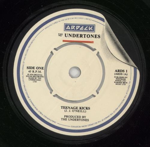 The Undertones Teenage Kicks 7" vinyl single (7 inch record / 45) UK UDT07TE164979