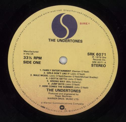The Undertones The Undertones - 1st - EX vinyl LP album (LP record) UK UDTLPTH542943