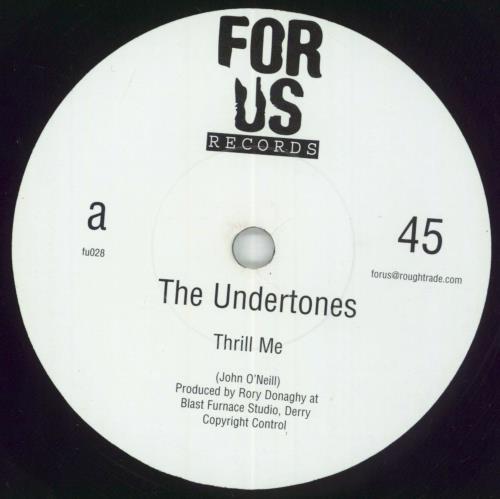 The Undertones Thrill Me + Fold-out Sleeve 7" vinyl single (7 inch record / 45) UK UDT07TH849248