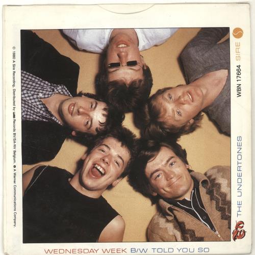 The Undertones Wednesday Week 7" vinyl single (7 inch record / 45) Dutch UDT07WE700819