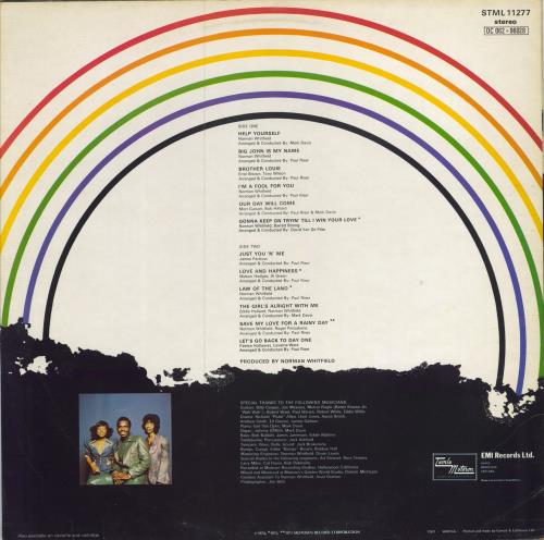 The Undisputed Truth Down To Earth - Factory Sample sticker vinyl LP album (LP record) UK DPTLPDO787584