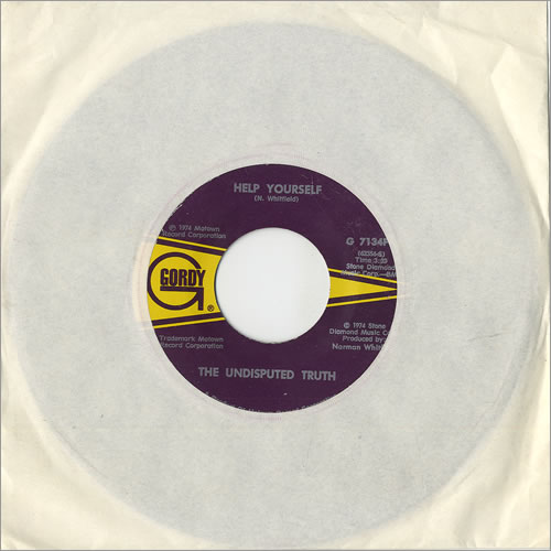 The Undisputed Truth Help Yourself 7" vinyl single (7 inch record / 45) US DPT07HE459447