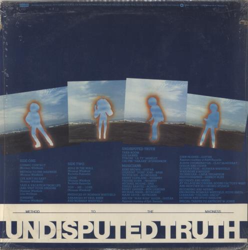 The Undisputed Truth Method To The Madness - Stickered vinyl LP album (LP record) US DPTLPME859270