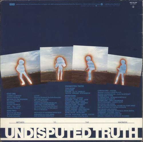 The Undisputed Truth Method To The Madness vinyl LP album (LP record) German DPTLPME727264
