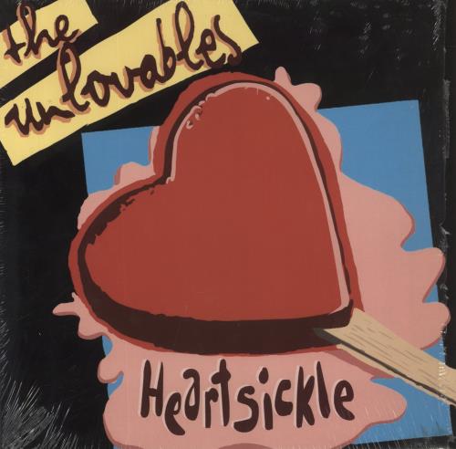 The Unlovables Heartsickle - Blue Vinyl vinyl LP album (LP record) US 7L5LPHE842228