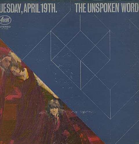 The Unspoken Word Tuesday, April 19th. vinyl LP album (LP record) US UNSLPTU323503