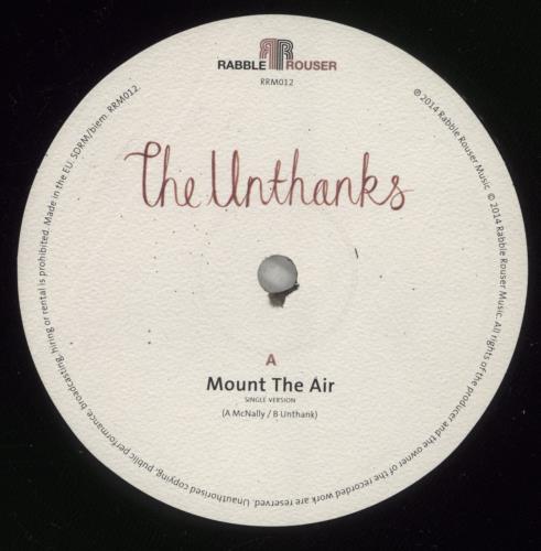 The Unthanks Mount The Air - Autographed 10" vinyl single (10 inch record) UK T9U10MO881903