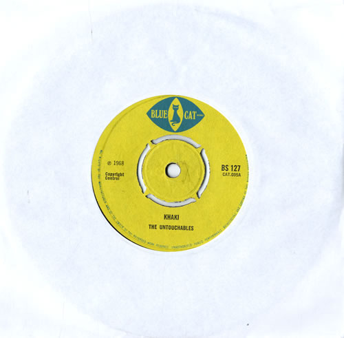 The Untouchables (Reggae) Khaki 7" vinyl single (7 inch record / 45) UK VN807KH562965