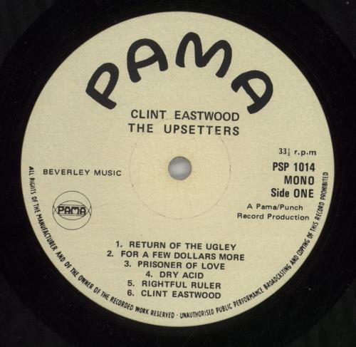 The Upsetters Clint Eastwood - VG vinyl LP album (LP record) UK TB8LPCL870948