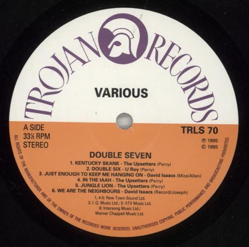 The Upsetters Double Seven - 4th vinyl LP album (LP record) UK TB8LPDO866679