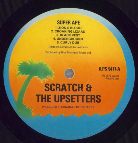 The Upsetters Super Ape - 1st vinyl LP album (LP record) UK TB8LPSU821073