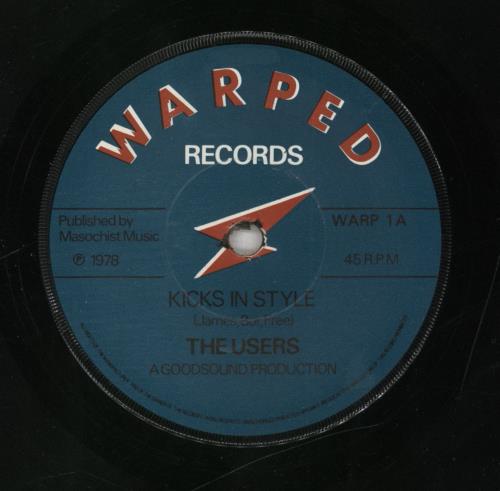 The Users Kicks In Style - numbered p/s 7" vinyl single (7 inch record / 45) UK USA07KI669737