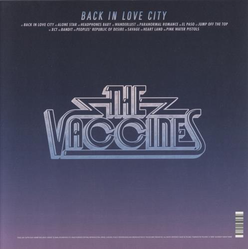 The Vaccines Back In Love City + Fully Signed Insert vinyl LP album (LP record) UK U2RLPBA860335