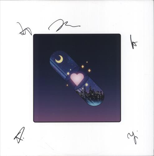 The Vaccines Back In Love City + Fully Signed Insert vinyl LP album (LP record) UK U2RLPBA860335