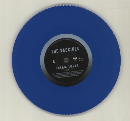The Vaccines Dream Lover - Blue Vinyl 7" vinyl single (7 inch record / 45) UK U2R07DR680418