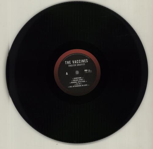 The Vaccines English Graffiti - Black / Red Vinyl + Numbered Sleeve + Autographed Prints 2-LP vinyl record set (Double LP Album) UK U2R2LEN682054
