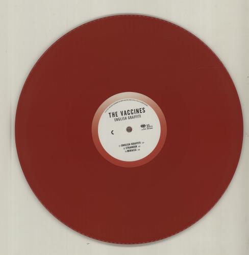 The Vaccines English Graffiti - Black / Red Vinyl + Numbered Sleeve + Autographed Prints 2-LP vinyl record set (Double LP Album) UK U2R2LEN682054