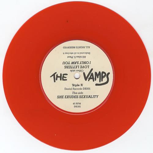 The Vamps She Exudes Sexuality 7" vinyl single (7 inch record / 45) UK TN607SH354309