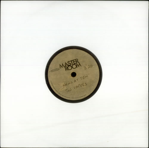 The Vapors News At Ten - Acetate 10" vinyl single (10 inch record) UK VAP10NE549084