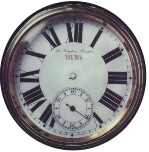The Vaughan Brothers Tick Tock 7" vinyl picture disc (7 inch picture disc single) Austrian TVB7PTI865192
