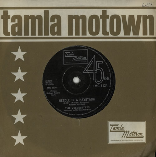 The Velvelettes Needle In A Haystack - solid 7" vinyl single (7 inch record / 45) UK VE107NE571840