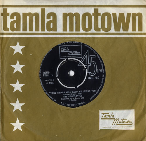 The Velvelettes These Things Will Keep Me Loving You - 4pr 7" vinyl single (7 inch record / 45) UK VE107TH577474
