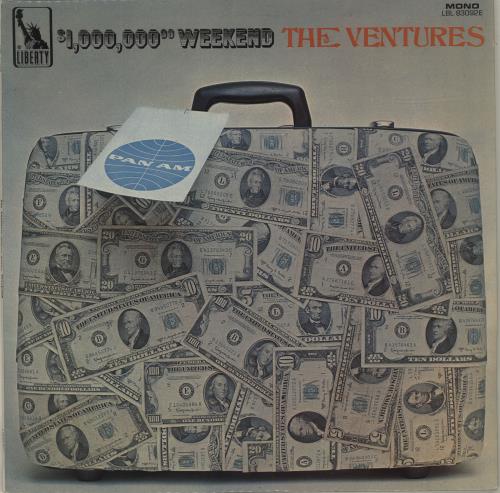 The Ventures $1,000,000 Weekend vinyl LP album (LP record) UK VENLPWE52066