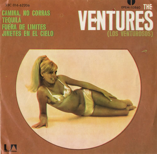 The Ventures Camina, No Corras EP 7" vinyl single (7 inch record / 45) Mexican VEN07CA548321