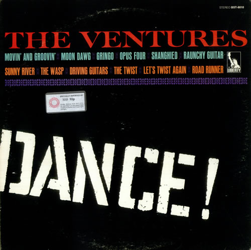 The Ventures Dance! vinyl LP album (LP record) US VENLPDA534125
