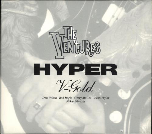 The Ventures Hyper V-Gold CD album (CDLP) Japanese VENCDHY689972
