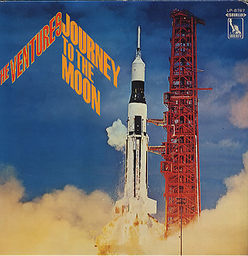 The Ventures Journey To The Moon vinyl LP album (LP record) Japanese VENLPJO552140