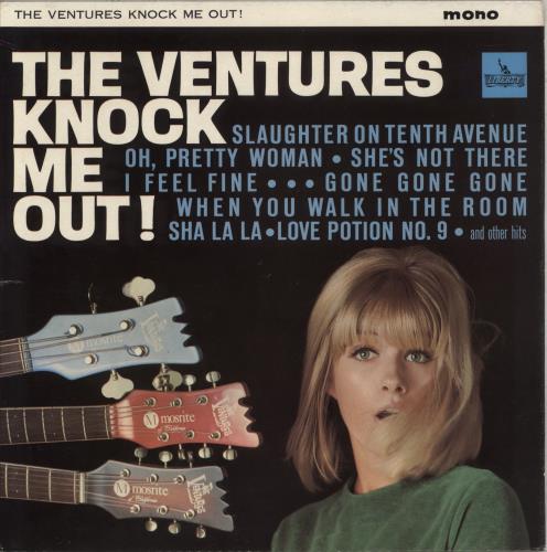 The Ventures Knock Me Out! - Mono vinyl LP album (LP record) UK VENLPKN80999