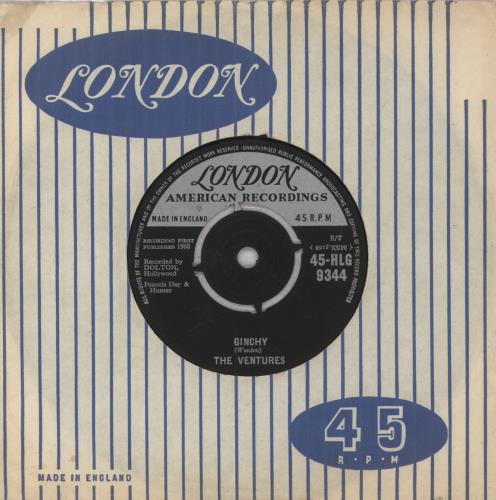 The Ventures Lullaby Of The Leaves 7" vinyl single (7 inch record / 45) UK VEN07LU622451