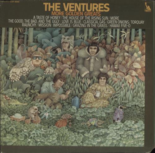The Ventures More Golden Greats vinyl LP album (LP record) US VENLPMO688622