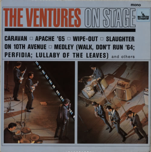 The Ventures On Stage vinyl LP album (LP record) UK VENLPON593124
