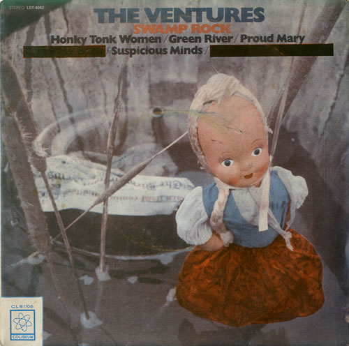 The Ventures Swamp Rock EP 7" vinyl single (7 inch record / 45) Thailand VEN07SW551047