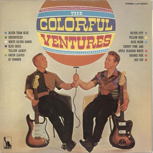 The Ventures The Colorful Ventures + Insert vinyl LP album (LP record) Japanese VENLPTH733416