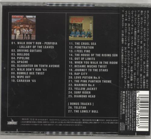 The Ventures The Ventures In Japan Vol 1 & 2 CD album (CDLP) Japanese VENCDTH690031