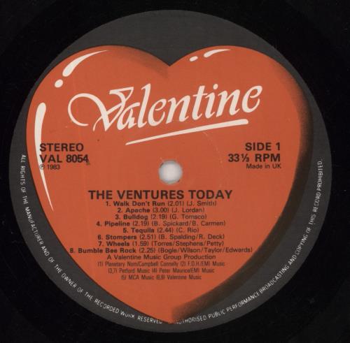 The Ventures The Ventures Today vinyl LP album (LP record) UK VENLPTH418746